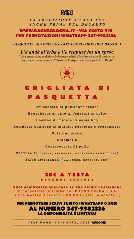 ragù pasquetta