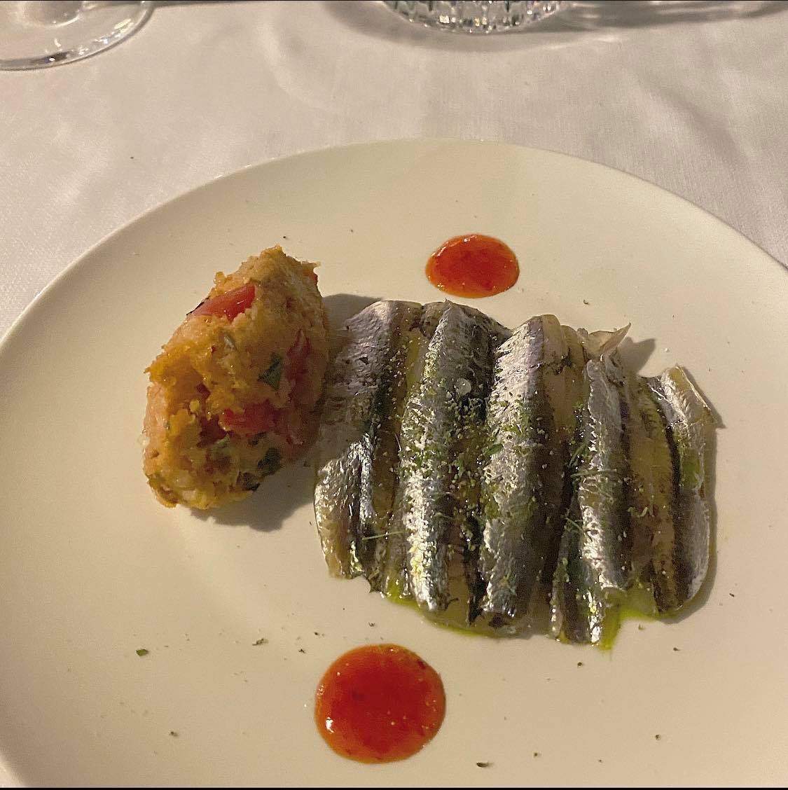 alici e panzanella