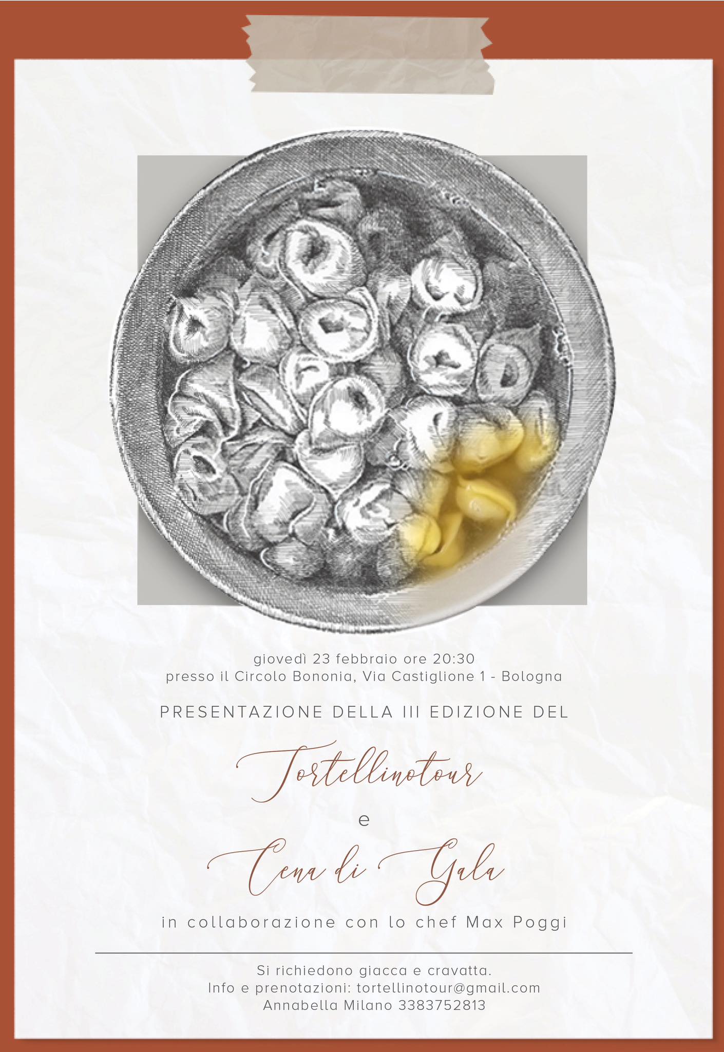 cene tortellino tour